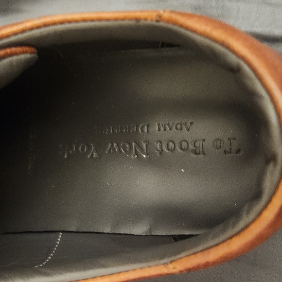 To Boot Hand Made Leather Dress Sneakers US Men's Sz 9.5 - Picture 4 of 6